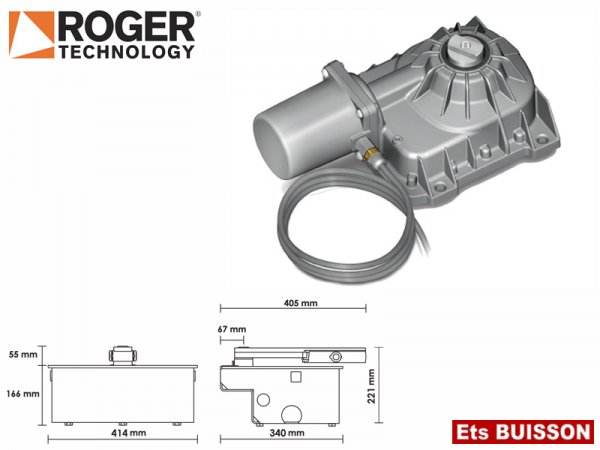 Roger Technology -BR21/351/HS- Motoréducteur Brushless highspeed