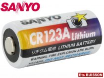 Pile lithium blister CR123A 3V 1400mAh